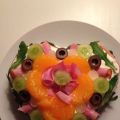 Fruktig smörgåstårta