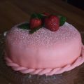 Liten rosa tårta