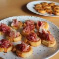 Ostsnittar med serranoskinka