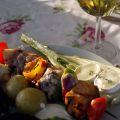 Grillad fänkål med getost