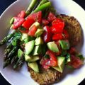 Zucchini- och quinoabiffar med sparris och[...]