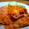 Canneloni med mycket ost och annat gott
