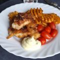 Friterad torsk - fish and chips
