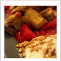 Grillad äggplanta och paprika med yoghurt och[...]