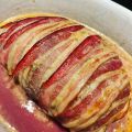 Baconlindad köttfärslimpa