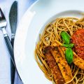 Pasta med sås / vegetarisk
