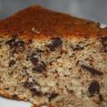 Banan- och kanelkaka med choklad