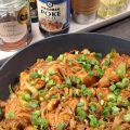 Wok med kyckling och pak choi