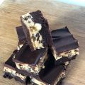 Fugde brownies med kakdeg