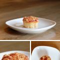 saftiga äpplemuffins med crumble