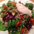 Kycklingsallad med matvete