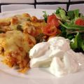 Lasagne Mexico - Tortillalasagne med kyckling