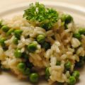 Risotto med ärtor och persilja