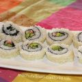 Sushi - Carlifonia rolls in och utvända