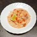 Fiskgryta med kokosmjölk och krossade tomater
