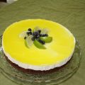 Kladdkaka med citronmousse