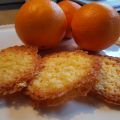 Kokosflarn med smak av apelsin