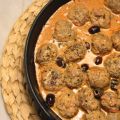 Medelhavsbiffar i gräddig tomatsås