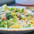 Ostsås med bacon och broccoli till pasta -[...]