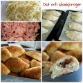 Ost och skinkpiroger