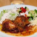 Kycklinglårfiléer i tomatsås / Pulled chicken[...]