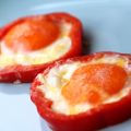 Stekt ägg med paprika