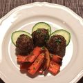 Marockanska färsbullar med morötter