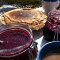 Pannkakslunch på bryggan med årets skörd