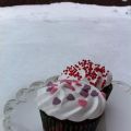 Cupcake med marshmallows fluff