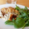 Squash- och köttfärsgratäng med ostsåstäcke