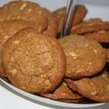 Pepparkakscookies med vit choklad