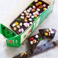 Chokladbräck i mjölkpaket