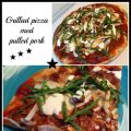 Grillad pizza med pulled pork