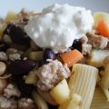 Lammfräs med bönor fetaostsås