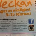 Vänliga Veckan - nog är det ledsamt att den[...]