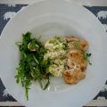 Risotto med citronmarinerad kycklingfilé