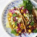 Curry- & mango tacos