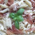 Pasta Carbonara med serrano