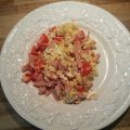 Korvfräs med paprika & ägg