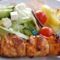 Chilimarinerade kycklingspett