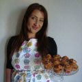Muffins med vit choklad & hallon