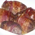 Färsbiffar med dijon och bacon