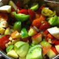 Grön tomatchutney med ingefära och honung