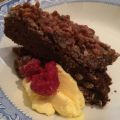 Kladdkaka med dulche de leche och krispigt täcke
