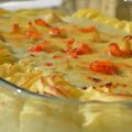 Fiskgratäng med kräftstjärtar