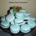 Mina första macarons fyllda med chokladtryffel.