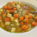 Härlig vegetarisk vintersoppa med rotfrukter,[...]