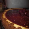 Körsbärs och Rom cheesecake