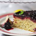 Glutenfri blåbärs- & citronkaka