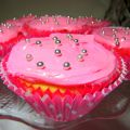 Citron och jordgubbscupcakes med härlig[...]
